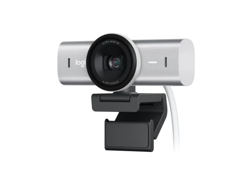 Logitech MX Brio 4K Ultra-HD-Webcam - Hellgrau von Logitech