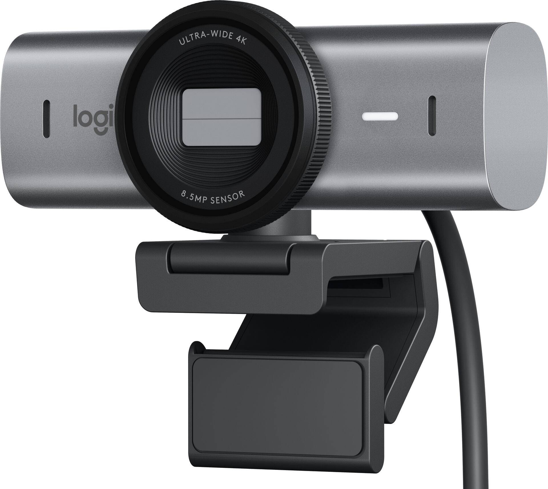 Logitech MX Brio 705 for Business Webcam 8,5 MP 4096 x 2160 Pixel USB 3.2 Gen 1 (3.1 Gen 1) Aluminium - Schwarz (960-001530) von Logitech