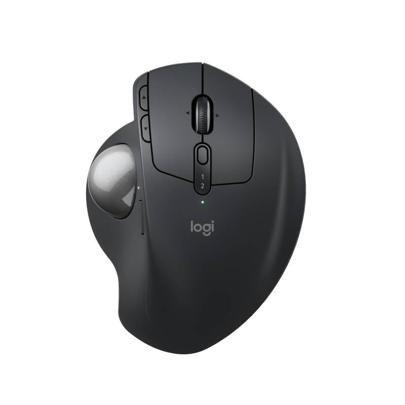 Logitech MX Ergo S Kabellose Trackball-Maus, schwarz B-Ware von Logitech