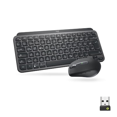 Logitech MX Keys Mini Combo for Business Grafit, Logi Bolt Adapter, Bluetooth, USB-C, Unterstützt Logi Options+ von Logitech
