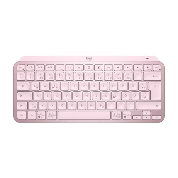 Logitech MX Keys Mini Tastatur (kabellos, rosa) von Logitech