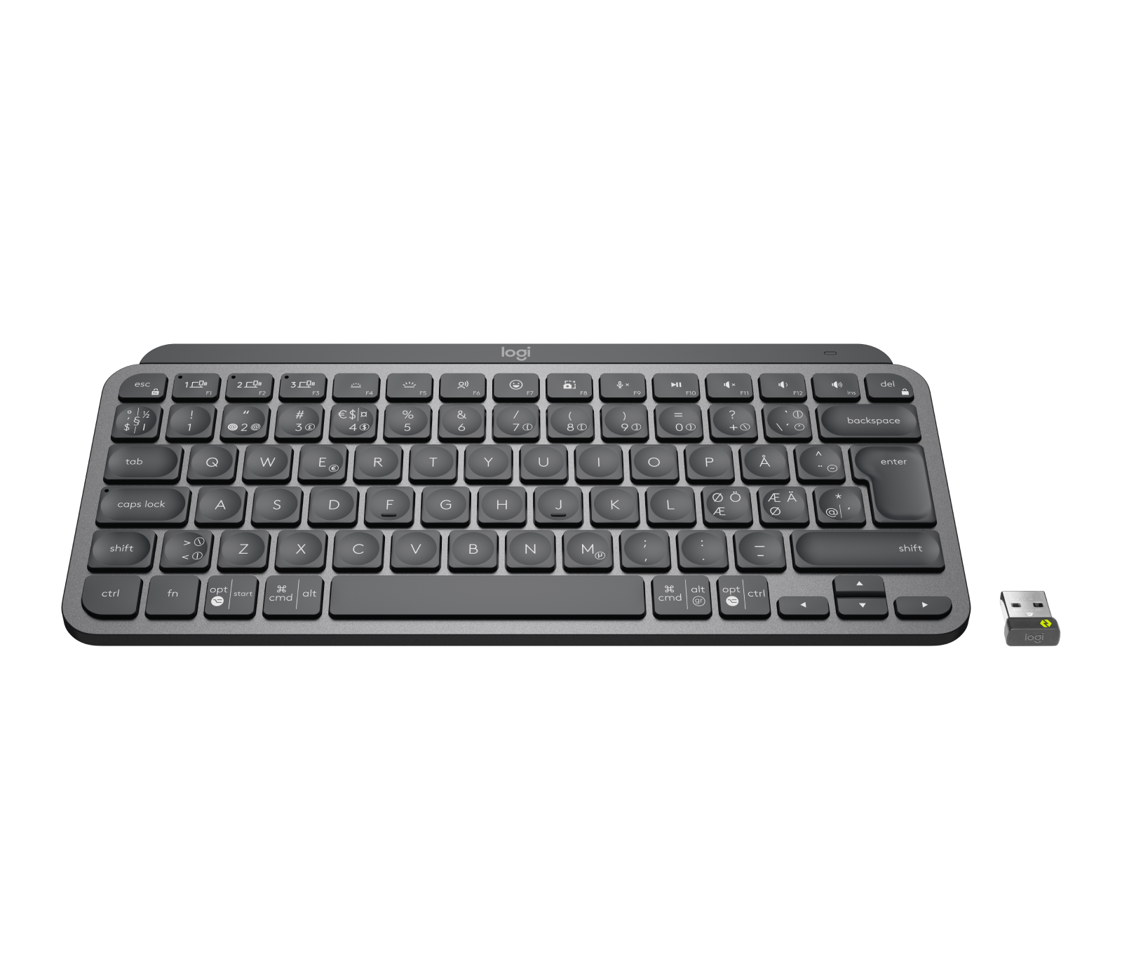 Logitech MX Keys Mini for Business - Tastatur - hinterleuchtet - kabellos - Bluetooth LE - QWERTY - Pan-Nordic - Graphite Logitech MX Keys Mini for Business - Tastatur - hinterleuchtet - kabellos - Bluetooth LE - QWERTY - Pan-Nordic - Graphite von Logitech