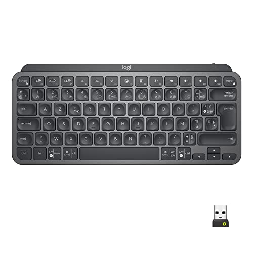 Logitech MX Keys Mini for Business kabellose beleuchtete Tastatur, Französisches AZERTY-Layout - Graphit von Logitech