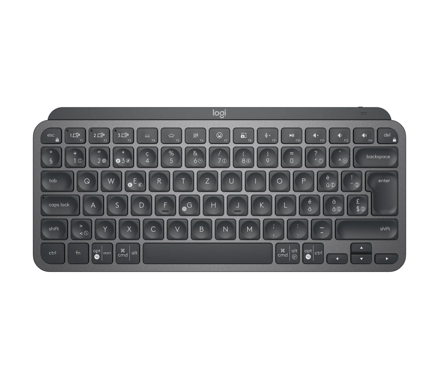 Logitech MX Keys Mini für Business Kabellose Tastatur Schweizer QWERTZ PC-Tastatur von Logitech