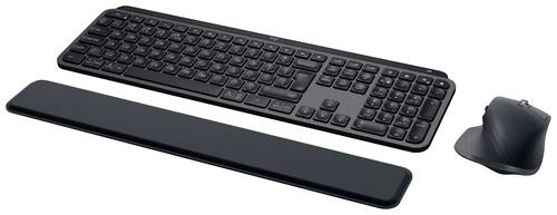 Logitech MX Keys S Combo Bluetooth® Tastatur, Maus-Set Beleuchtet, Ergonomisch, Multipair-Funktion, von Logitech