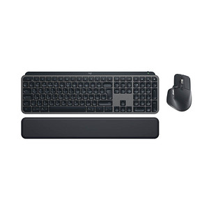 Logitech MX Keys S Combo Tastatur-Maus-Set kabellos schwarz Logitech MX Keys S Combo Tastatur-Maus-Set kabellos schwarz von Logitech