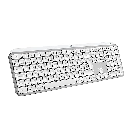 Logitech MX Keys S - Hellgrau, Spanisches QWERTY-Layout Logitech MX Keys S - Hellgrau, Spanisches QWERTY-Layout von Logitech