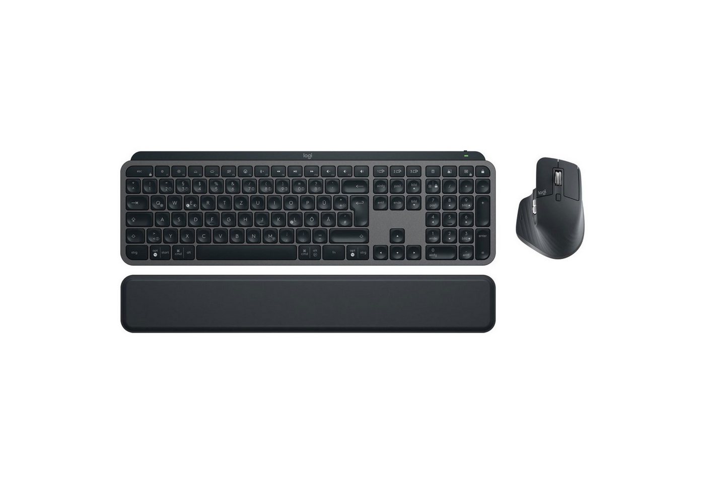 Logitech MX Keys S PC-Tastatur (Hintergrundbeleuchtung, Wiederaufladbare Akkus) von Logitech
