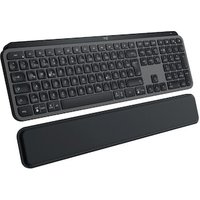 Logitech MX Keys S Plus Graphite + MX Palm Rest (Handballenauflage), USB-C/A, Bluetooth, Logi Bold Adapter, Windows- und Mac Layout, Management via Logitech Options+ von Logitech