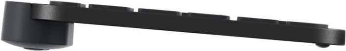 Logitech MX Keys S - Tastatur - hinterleuchtet - kabellos - Bluetooth LE - QWERTZ - Deutsch - Tastenschalter: Scissor-Key - Graphite - mit Palm Rest (920-011567) von Logitech