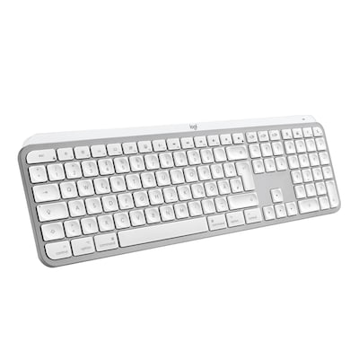 Logitech MX Keys S for Mac, Pale Grey - Multi-Device-Tastatur für macOS und iPadOS von Logitech