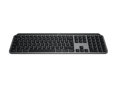 Logitech MX Keys S for Mac, kabellose Tastatur, flüssiges, präzises Tippen, Tasten programmierbar, beleuchtet, Bluetooth, USB C aufladbar für MacBook Pro/MacBook Air/iMac/iPad - QWERTY Logitech MX Keys S for Mac, kabellose Tastatur, flüssiges, präzises Tippen, Tasten programmierbar, beleuchtet, Bluetooth, USB C aufladbar für MacBook Pro/MacBook Air/iMac/iPad - QWERTY von Logitech