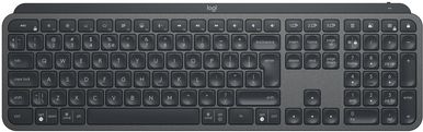 Logitech MX Keys - Tastatur - hinterleuchtet - Bluetooth - QWERTZ - Deutsch - Graphite von Logitech