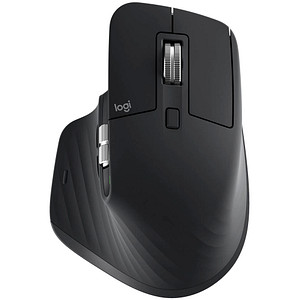 Logitech MX Master 3S FOR MAC Maus ergonomisch kabellos spacegrau von Logitech