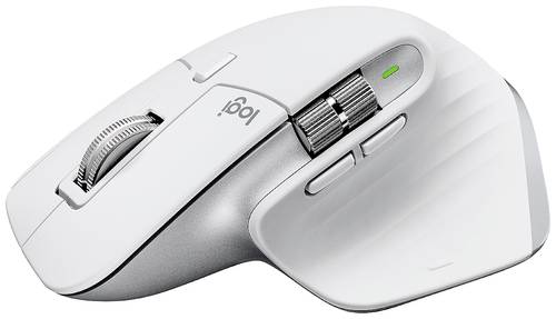 Logitech MX Master 3S For Mac Performance Maus Kabellos Laser Hellgrau 7 Tasten 8000 dpi Darkfield L von Logitech