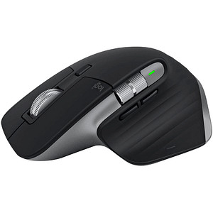 Logitech MX Master 3S Maus ergonomisch kabellos graphit von Logitech