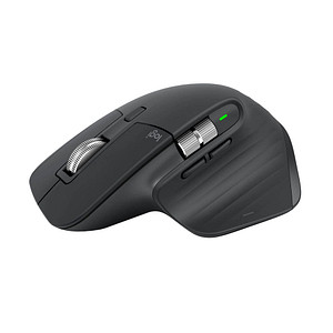 Logitech MX Master 3S for Business Maus ergonomisch kabellos graphit von Logitech