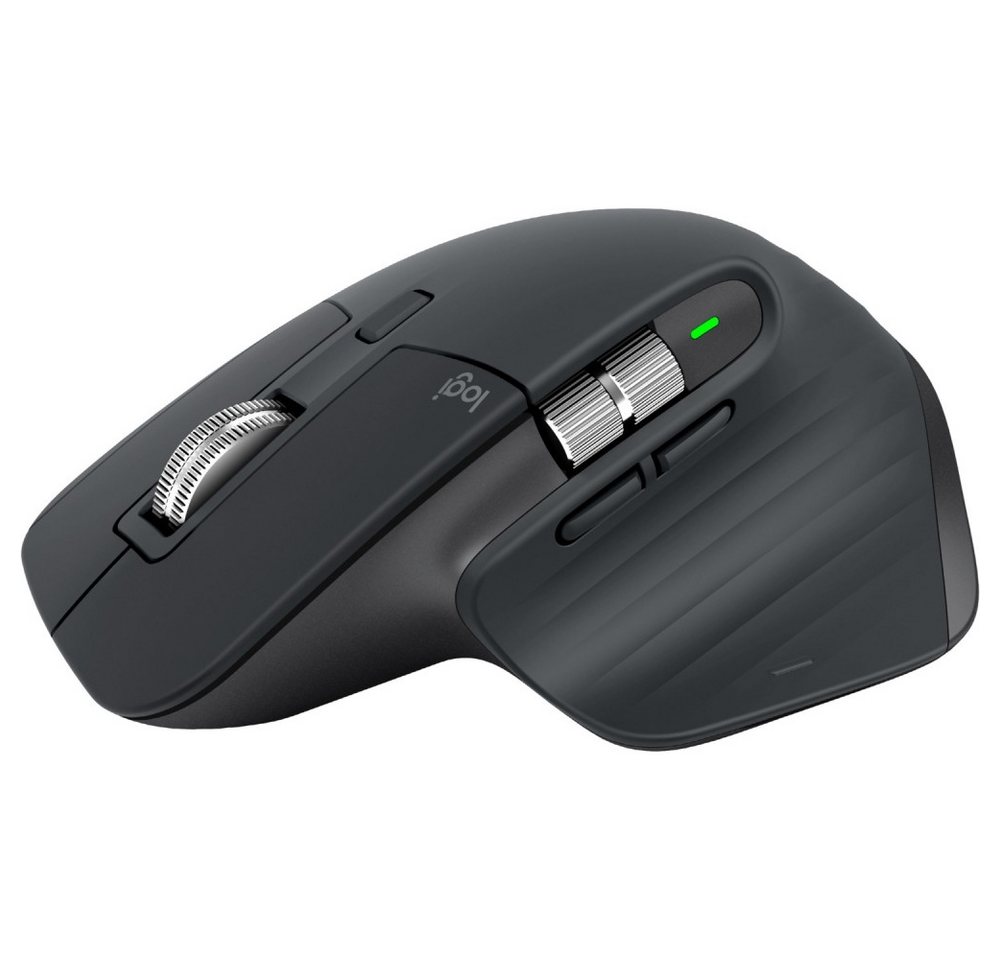 Logitech MX Master 3S kabellose Maus Grafit Maus (Optical, Programmierbare Tasten) von Logitech