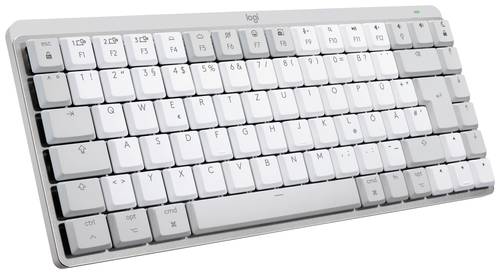 Logitech MX Mechanical Mini for Mac Minimalist Kabellos Tastatur Deutsch, QWERTZ, Mac Hellgrau Wiede von Logitech