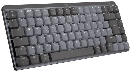 Logitech MX Mechanical Mini for Mac Minimalist Kabellos Tastatur Deutsch, QWERTZ, Mac Space Grau Wie Logitech MX Mechanical Mini for Mac Minimalist Kabellos Tastatur Deutsch, QWERTZ, Mac Space Grau Wie von Logitech