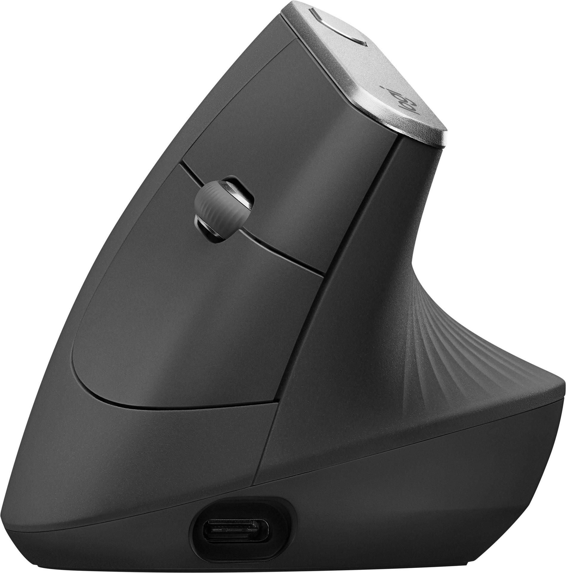 Logitech MX VERTICAL ADV ERGONOMIC MOUS MX Vertical Advanced Ergonimic Mouse, RF + Bluetooth + USB-C (910-005448) von Logitech