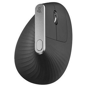 Logitech MX Vertical Maus ergonomisch kabellos schwarz, grau von Logitech