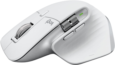 Logitech Master Series MX Master 3S for Mac - Maus - ergonomisch - optisch - 7 Tasten - kabellos - Bluetooth, 2,4 GHz - Logitech Logi Bolt USB-Receiver - Pale Gray (910-006572) von Logitech