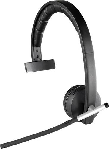 Logitech Mono H820e Computer On Ear Headset Funk, kabelgebunden, DECT Mono Mikrofon-Stummschaltung von Logitech