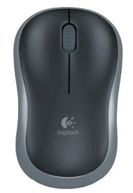 Logitech Optische Maus M185, kabellos, grau von Logitech