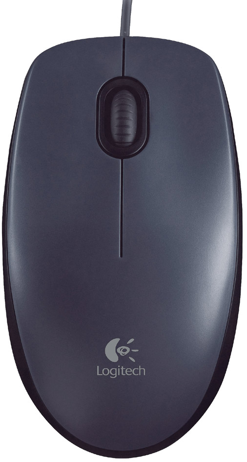 Logitech Optische Maus M90, kabelgebunden, schwarz von Logitech