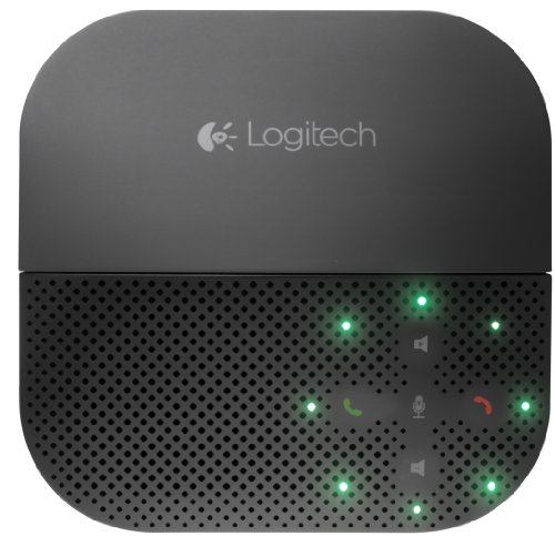 Logitech P710e Speakerphone Kabellose Freisprecheinrichtung, Lautsprecher mit Bluetooth- & NFC-Verbindung, Mikrofon mit Rauschunterdrückung, Multi-Device, 15-Stunden Akkulaufzeit, PC/Mac/Handy/Tablet von Logitech