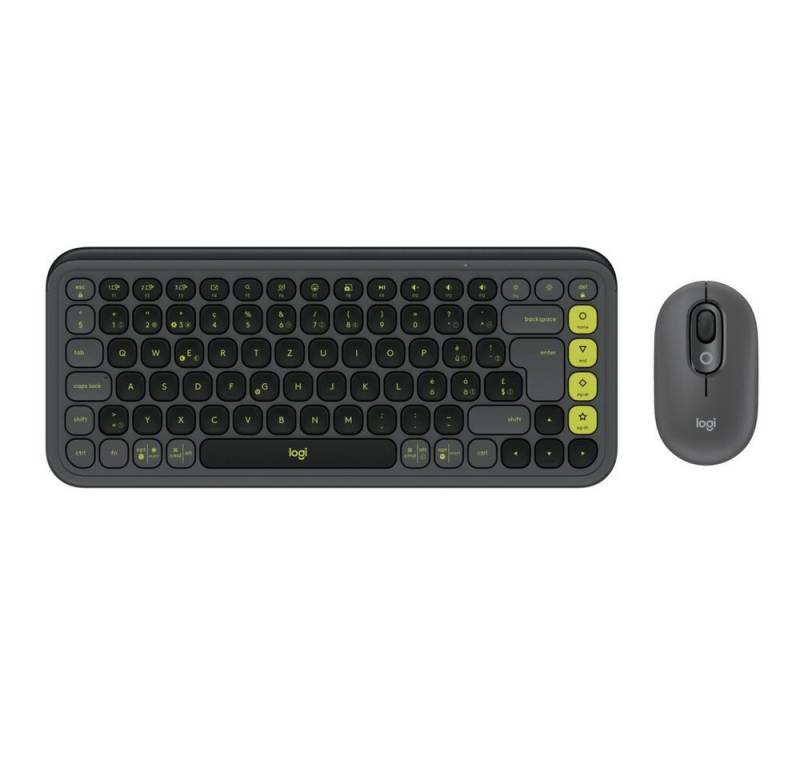 Logitech POP ICON COMBO - US INT'L - INTNL-973 Tastatur- und Maus-Set von Logitech