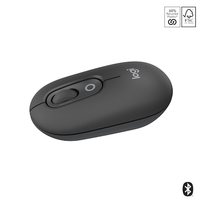 Logitech POP Icon Mouse mit personalisierbarem Emoji, Grafit, SilentTouch-Technologie, Easy-Switch-Taste (Bis zu 3 Geräte) von Logitech