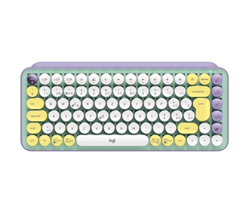 Logitech POP Keys Kabellose mechanische Tastatur-personalisierbaren Emoji-Taste PC-Tastatur von Logitech