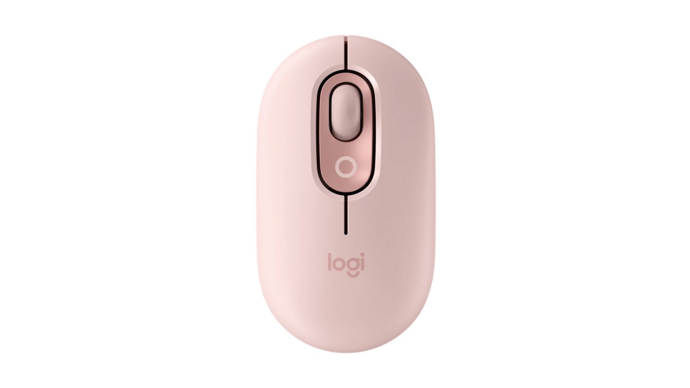 Logitech POP Mouse with emoji - ROSE Gaming-Maus (Bluetooth) von Logitech