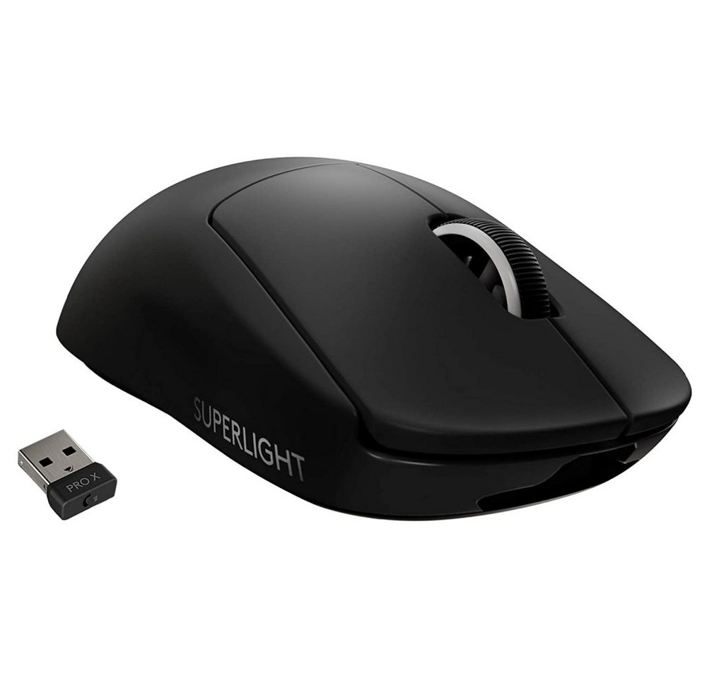 Logitech PRO X SUPERLIGHT - Wireless Gaming Mouse - schwarz Gaming-Maus von Logitech