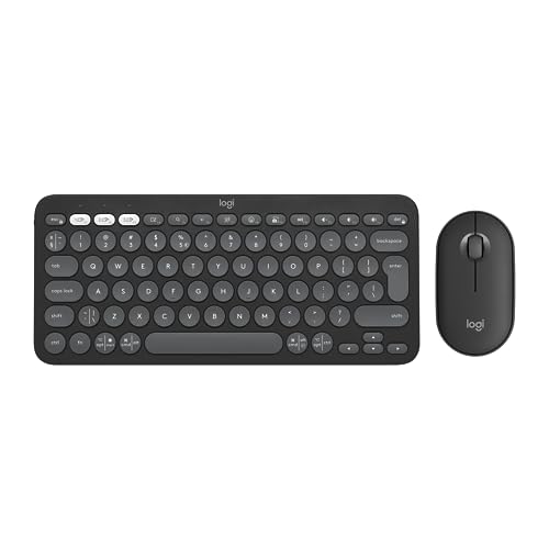 Logitech Pebble 2 Combo - Skandinavisches QWERTY-Layout, Grafit von Logitech