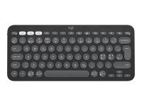 Logitech Pebble Keys 2 K380s - Tastatur - kabellos - Bluetooth LE - QWERTY - Nordisch (Dänisch/Finni von Logitech