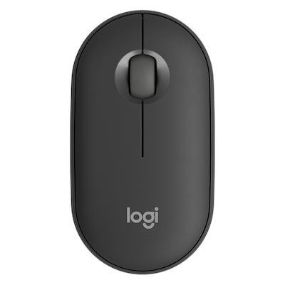 Logitech Pebble Mouse 2 M350S Graphite - Schlanke, kompakte Bluetooth®-Maus von Logitech