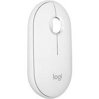 Logitech Pebble Mouse 2 M350S Weiß - Bluetooth (3x Easy-Switch), 4000 DPI, Unterstützt von Logi Options+ von Logitech