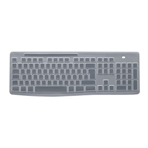 Logitech Protective Cover for K270 Keyboard and MK270 Desktop, Schutzhülle im strapazierfähiges Silikon, flüssigkeitsdicht, ultradünn, durchsichtig - Weiß Logitech Protective Cover for K270 Keyboard and MK270 Desktop, Schutzhülle im strapazierfähiges Silikon, flüssigkeitsdicht, ultradünn, durchsichtig - Weiß von Logitech