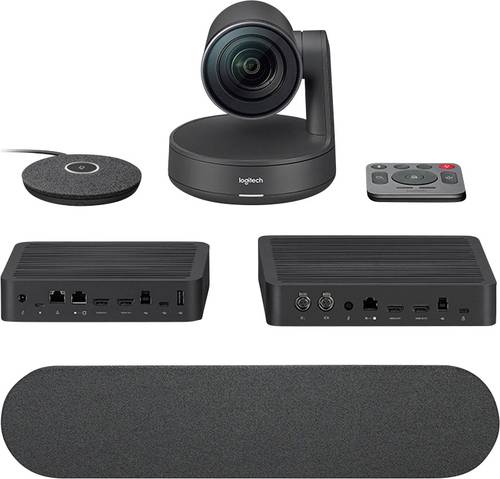 Logitech Rally Ultra-HD Modulares 4K-Videokonferenzsystem 3840 x 2160 Pixel Standfuß von Logitech