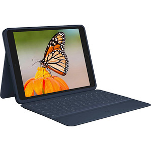 Logitech Rugged Combo 3 Tablet-Tastatur blau geeignet für Apple iPad 7. Gen (2019), Apple iPad 8. Gen (2020), Apple iPad 9. Gen (2021) von Logitech