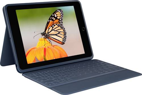 Logitech Rugged Combo 3 Tablet-Tastatur mit Hülle Passend für Marke (Tablet): Apple iPad (7. Gener von Logitech