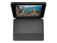 Logitech Rugged Folio, KeyboardDock für Apple iPad 10 2022, grau, DE von Logitech