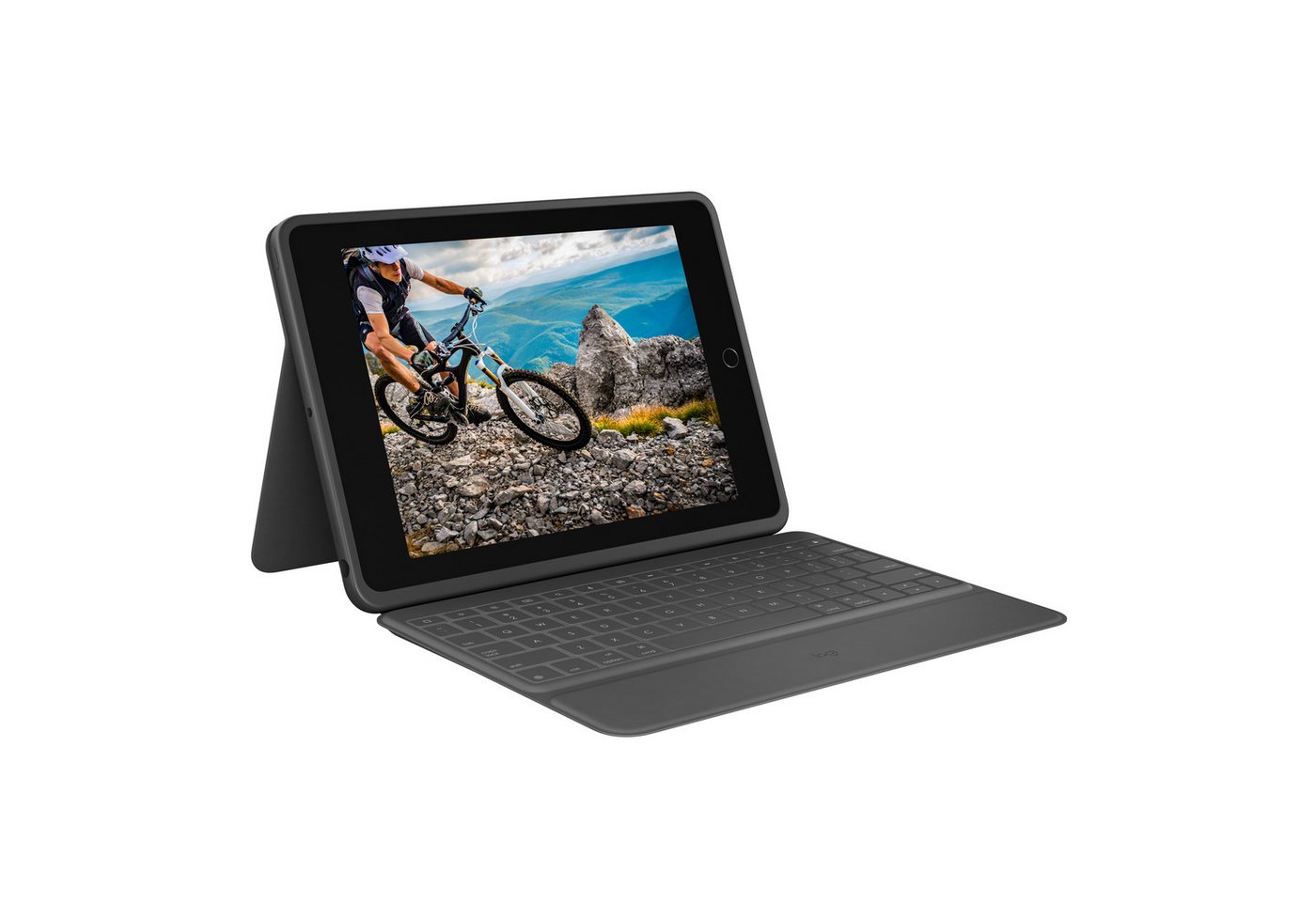 Logitech Rugged Folio (7th and 8th generation)- FRA - CENTRAL iPad-Tastatur von Logitech