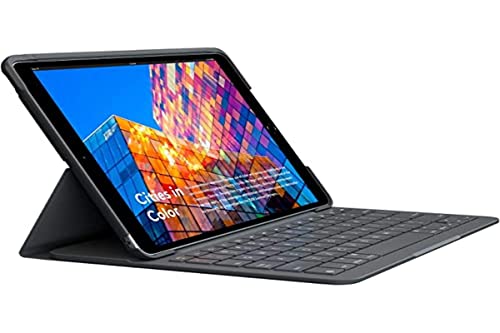Logitech SLIM FOLIO iPad Air (3. Generation) Tastatur-Case mit integrierter kabelloser Tastatur (Modell: A2152, A2123, A2153, A2154), Spanisches QWERTY-Layout - Graphit von Logitech