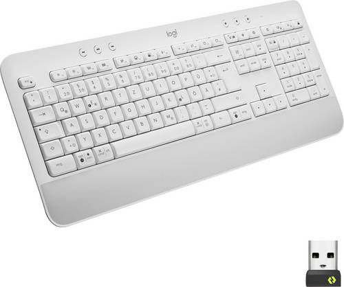 Logitech Signature K650 Bluetooth®, Funk Tastatur Deutsch, QWERTZ Graphit Spritzwassergeschützt von Logitech