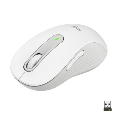 Logitech Signature M650 Gr.L Kabellose Maus Weiß von Logitech