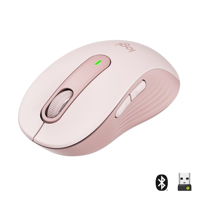 Logitech Signature M650 Gr.M Kabellose Maus Rosa von Logitech